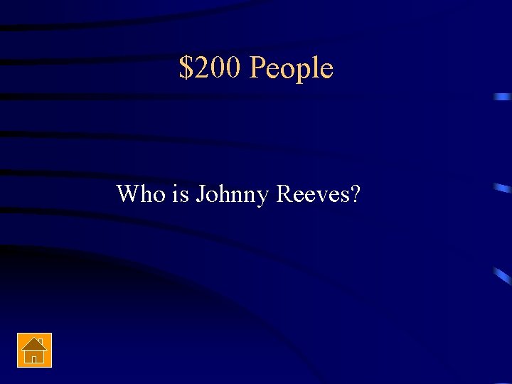 $200 People Who is Johnny Reeves? 