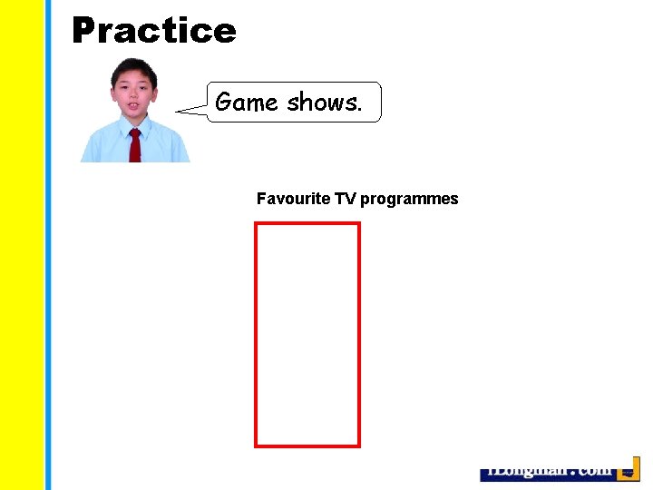 Practice Game shows. Favourite TV programmes 