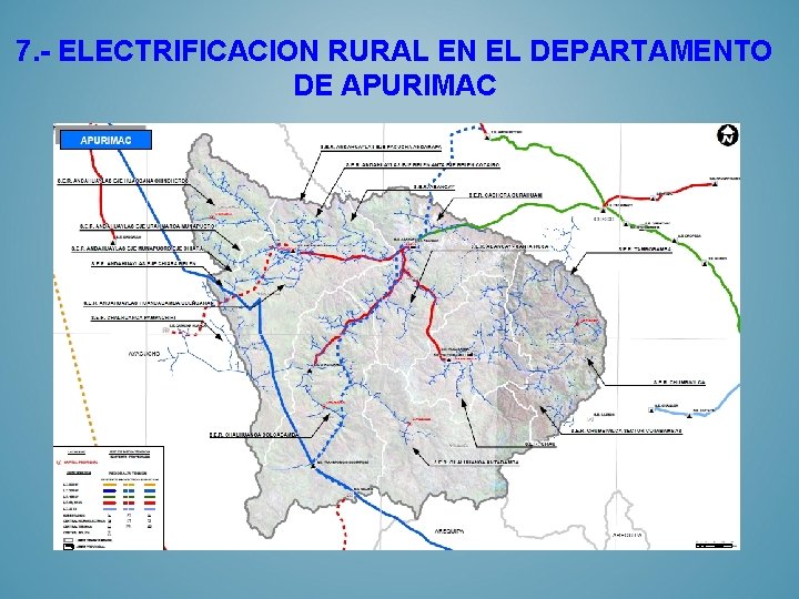 7. - ELECTRIFICACION RURAL EN EL DEPARTAMENTO DE APURIMAC 