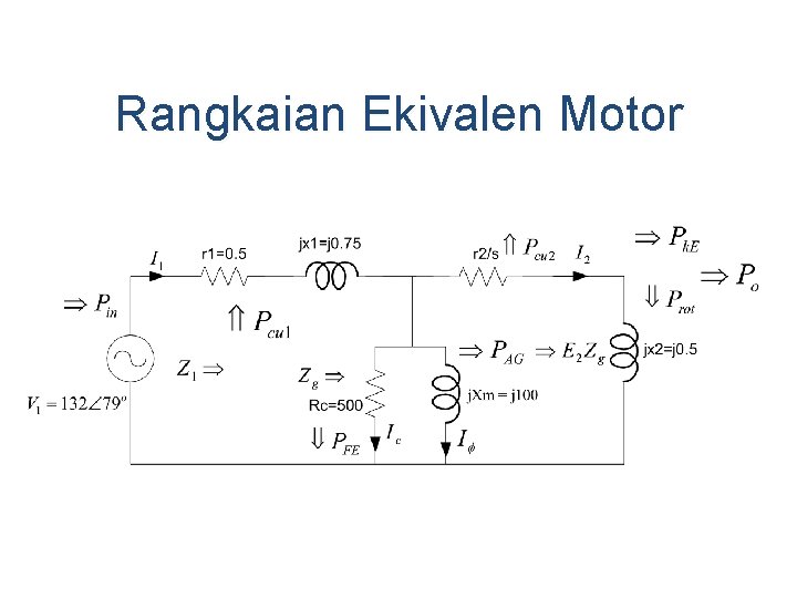 Rangkaian Ekivalen Motor 