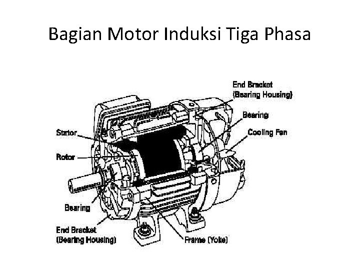 Bagian Motor Induksi Tiga Phasa 