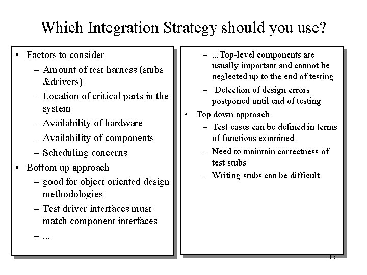 defect classes in software testing