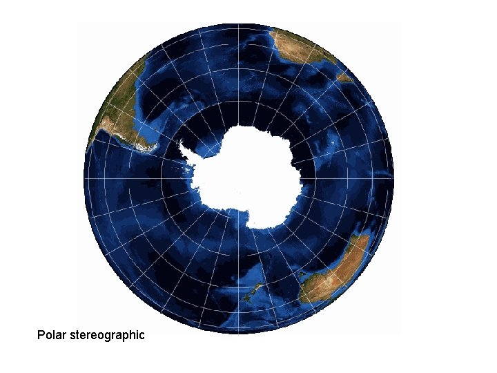 Polar stereographic 