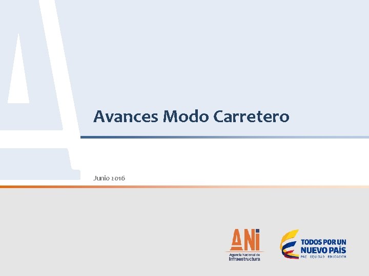 Avances Modo Carretero Junio 2016 