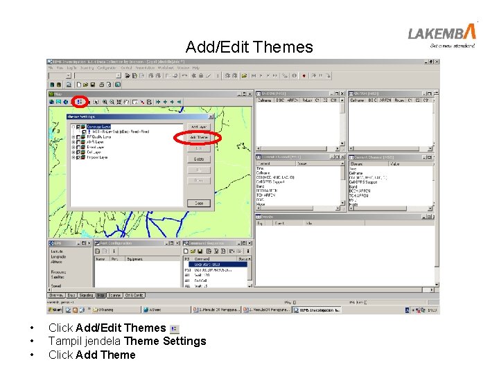 Add/Edit Themes • • • Click Add/Edit Themes Tampil jendela Theme Settings Click Add