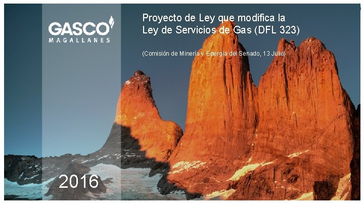 Proyecto de Ley que modifica la Ley de Servicios de Gas (DFL 323) (Comisión