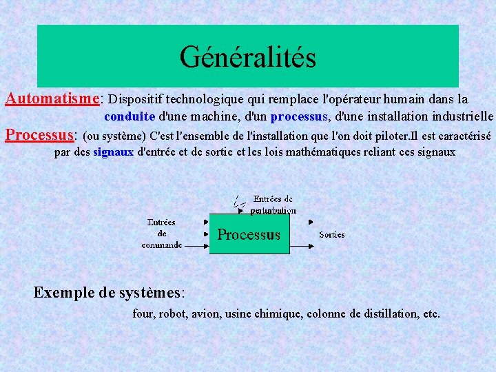 Automatique 24 cours 18 TD et 18 TP