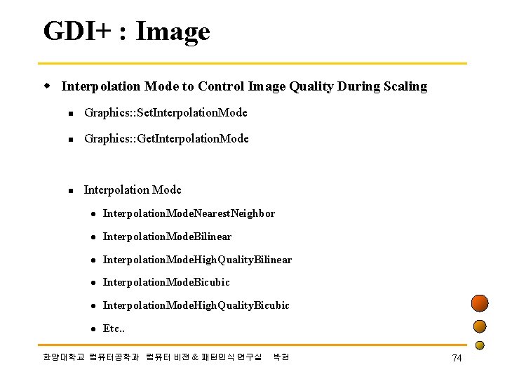 GDI+ : Image w Interpolation Mode to Control Image Quality During Scaling n Graphics: