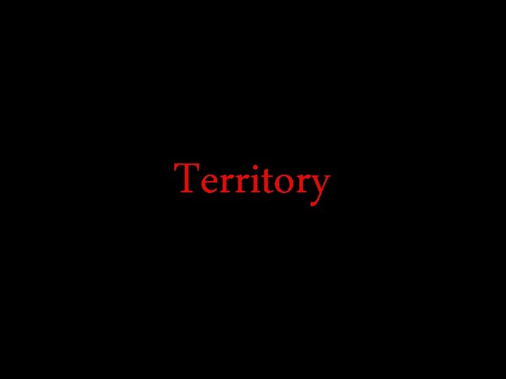 Territory 