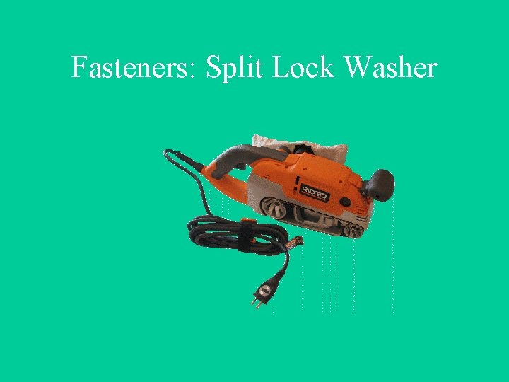 Fasteners: Split Lock Washer 