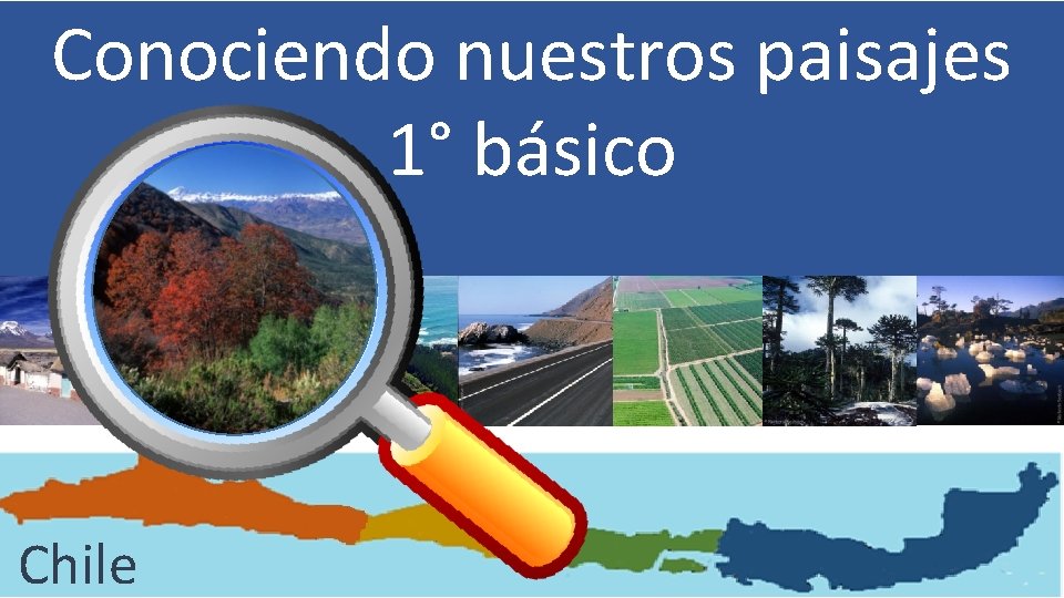 Conociendo nuestros paisajes 1° básico Chile 