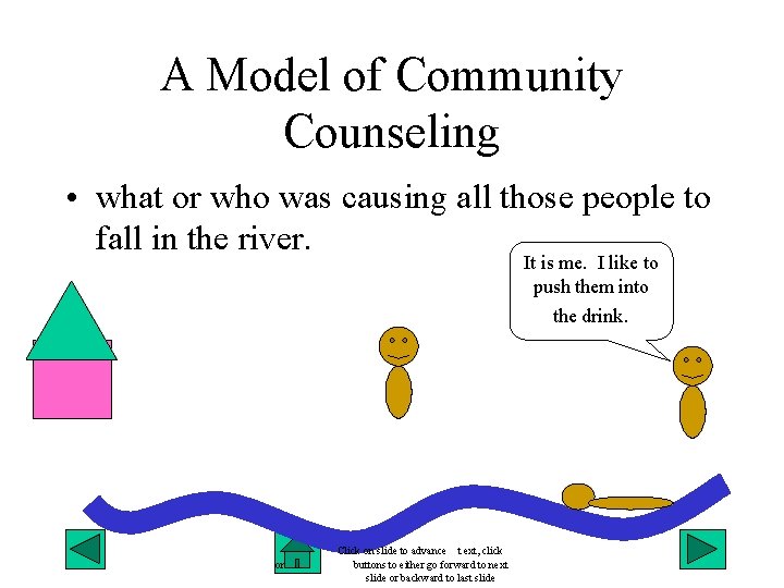 A Model of Community Counseling • what or who was causing all those people