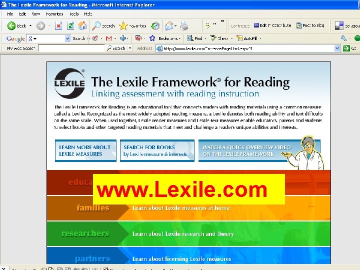 www. Lexile. com 21 st Century Special Educators: Leading the Change! WVDE SETLA 2009