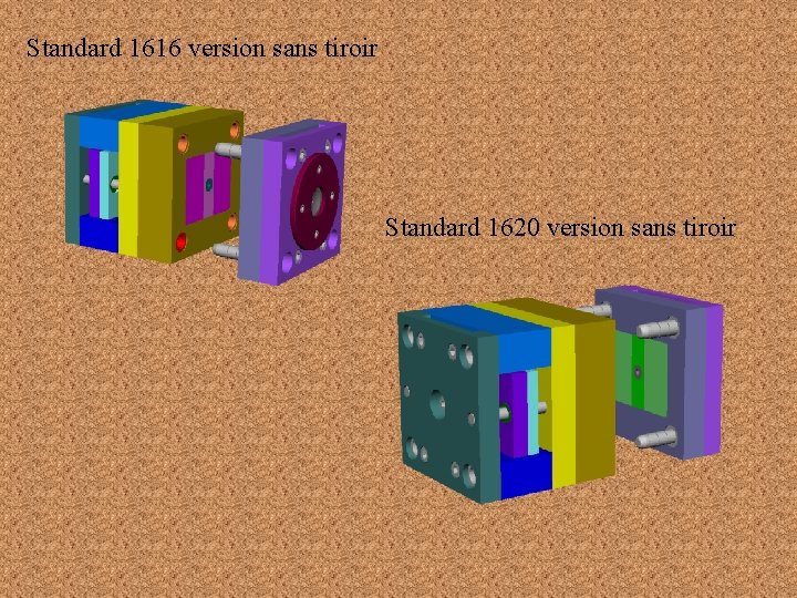 Standard 1616 version sans tiroir Standard 1620 version sans tiroir 
