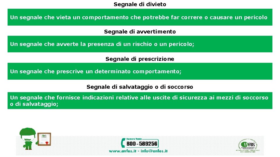 Segnale di divieto Un segnale che vieta un comportamento che potrebbe far correre o