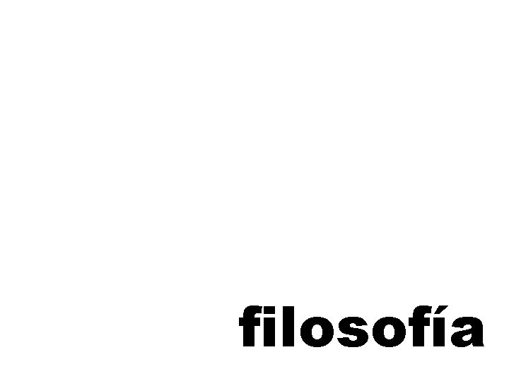 filosofía 