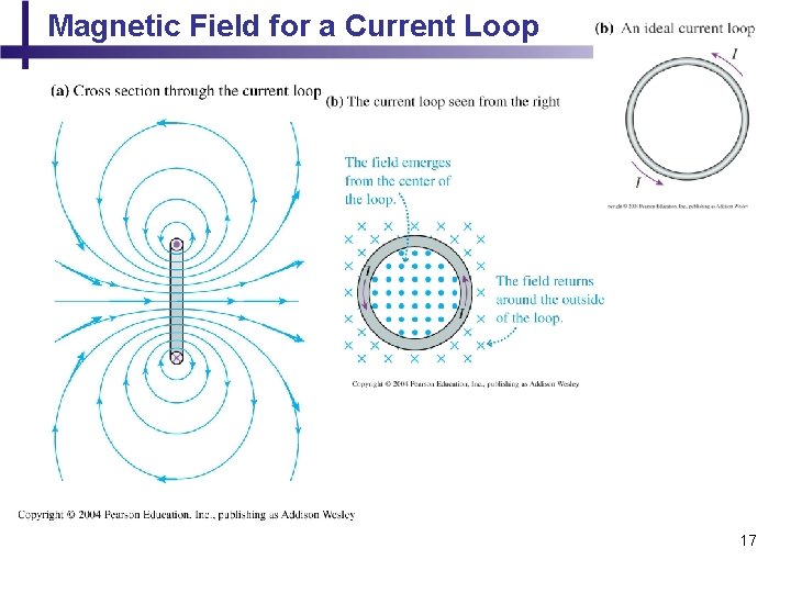 Magnetic Field for a Current Loop 17 