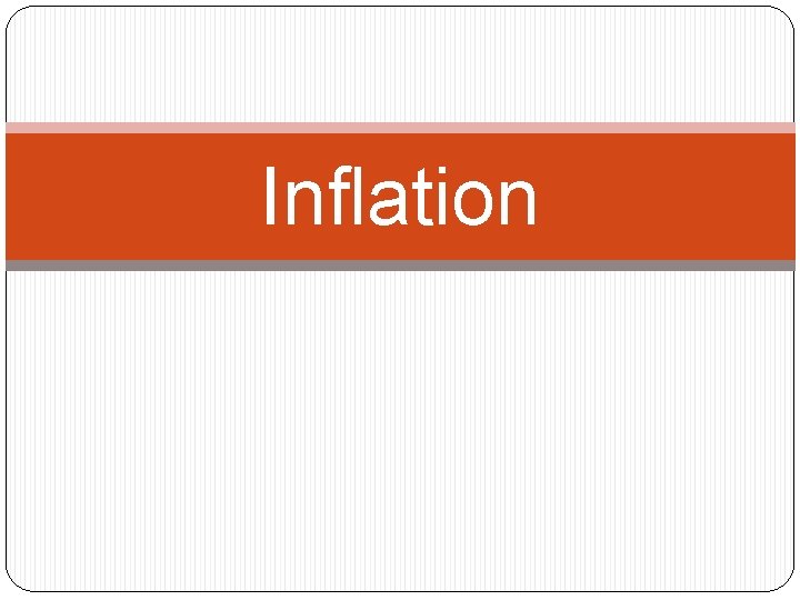 Inflation 