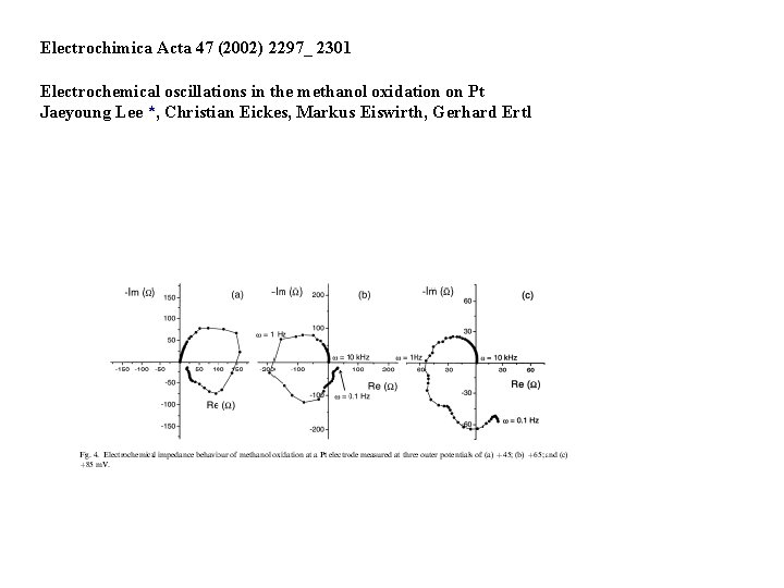 Electrochimica Acta 47 (2002) 2297_/2301 Electrochemical oscillations in the methanol oxidation on Pt Jaeyoung