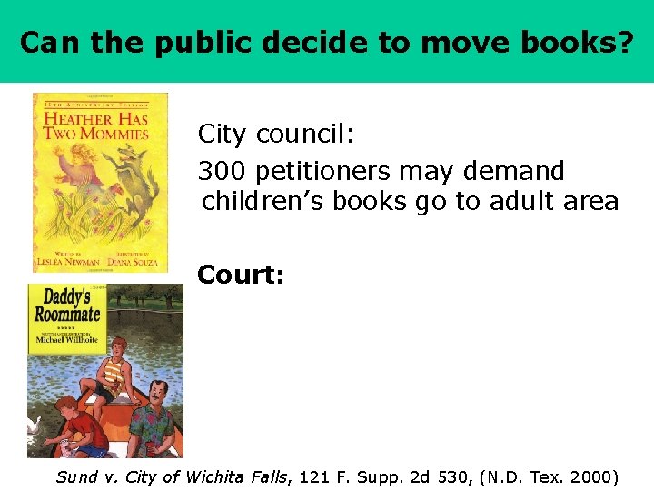 Can the public decide to move books? City council: 300 petitioners may demand children’s