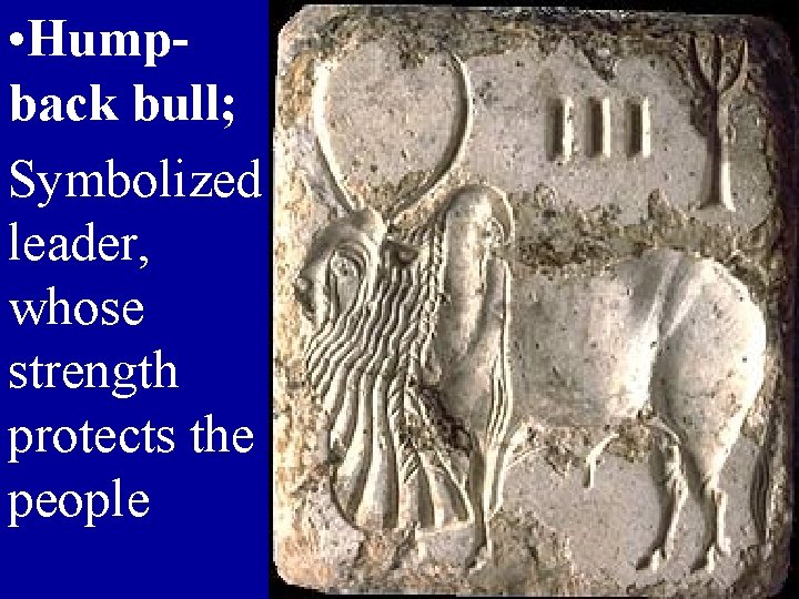  • Humpback bull; Symbolized leader, whose strength protects the people 