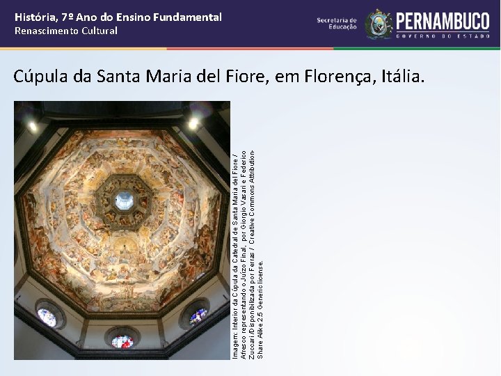 Imagem: Interior da Cúpula da Catedral de Santa Maria del Fiore / Afresco representando