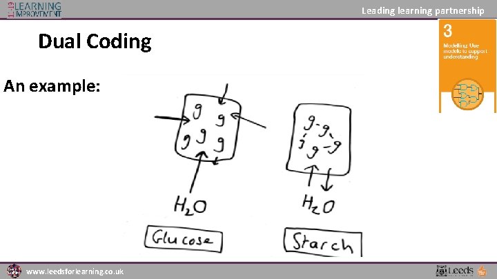 Leading learning partnership Dual Coding An example: www. leedsforlearning. co. uk 