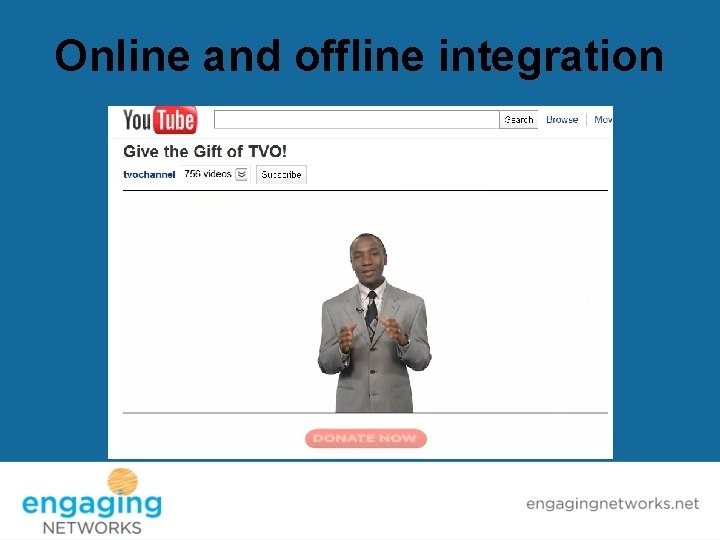 Online and offline integration 