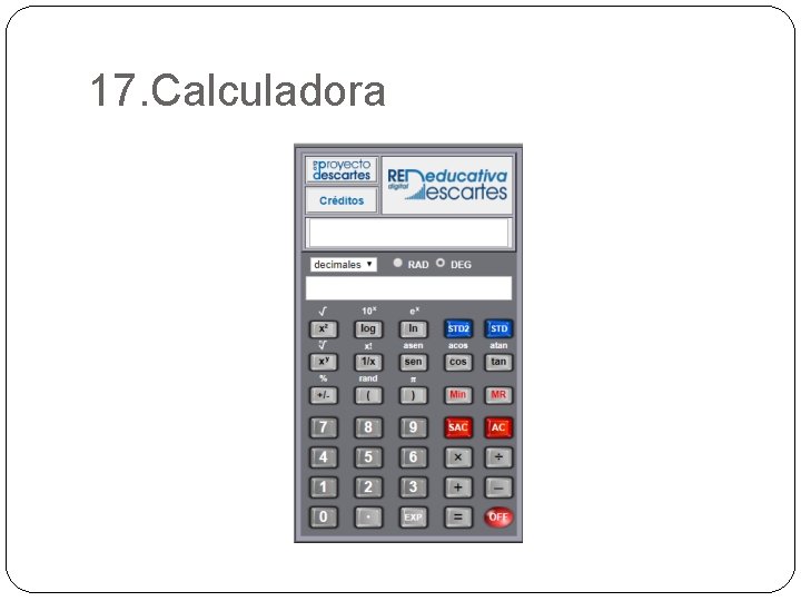 17. Calculadora 