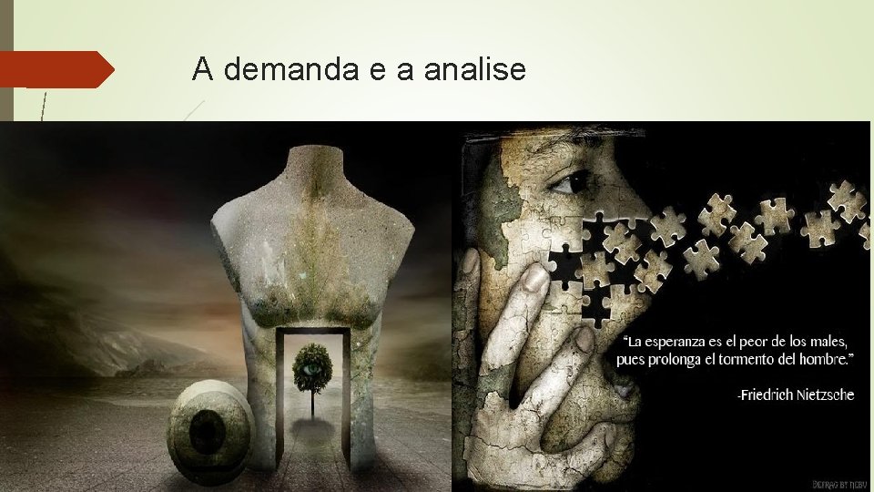 A demanda e a analise 