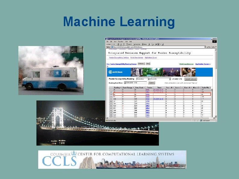 Machine Learning Machine Learning