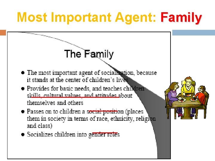 Most Important Agent: Family 