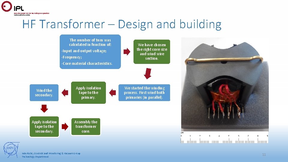 HF Transformer – Design and building The number of turn was calculated in function HF Transformer – Design and building The number of turn was calculated in function