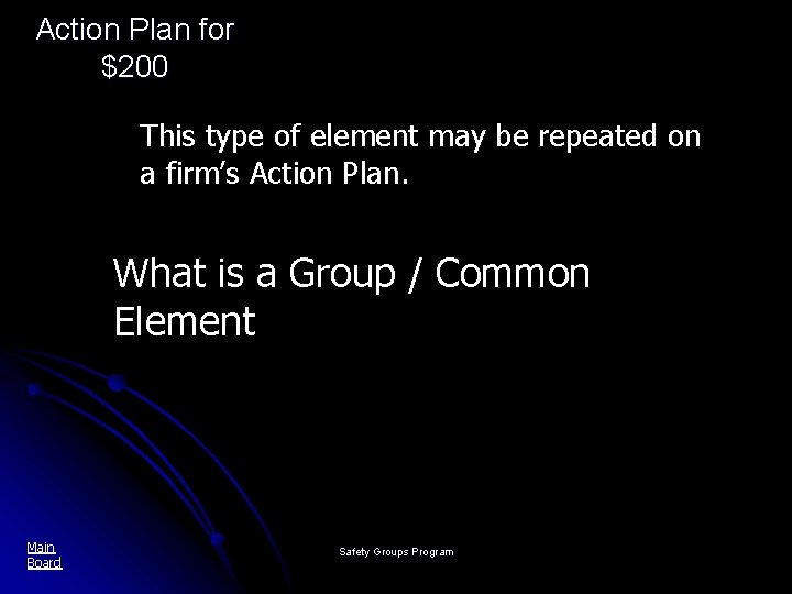 Action Plan for $200 This type of element may be repeated on a firm’s