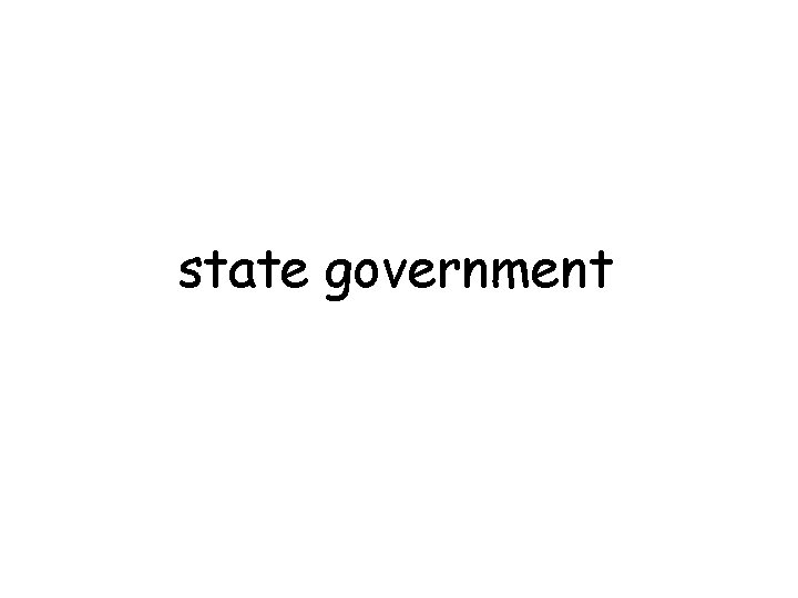 state government 