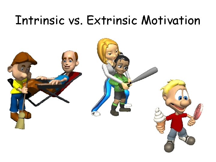 Intrinsic vs. Extrinsic Motivation 