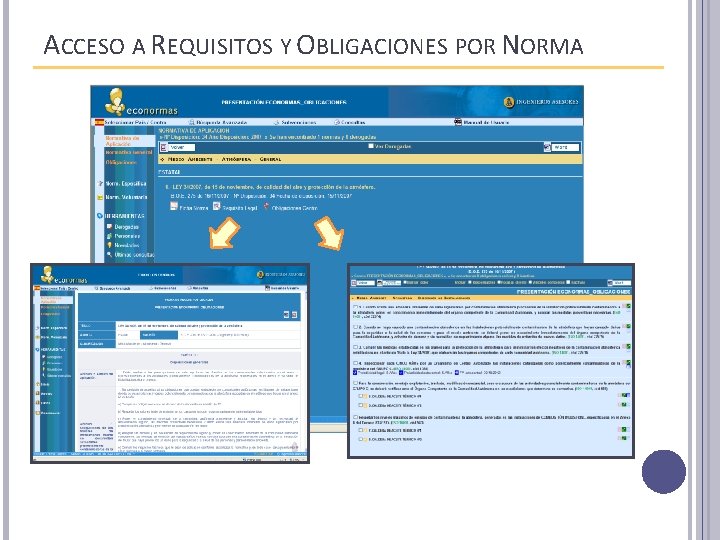 ACCESO A REQUISITOS Y OBLIGACIONES POR NORMA 