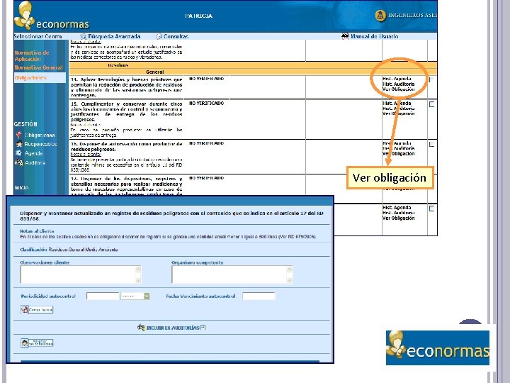 Ver obligación 