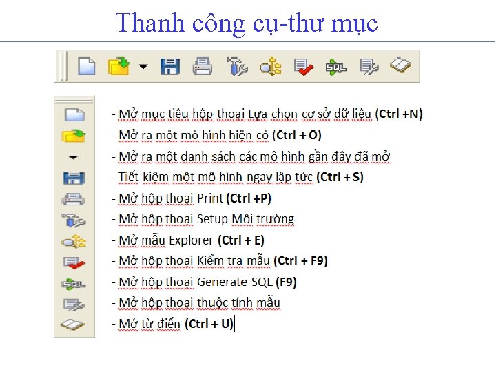 Thanh công cụ-thư mục 