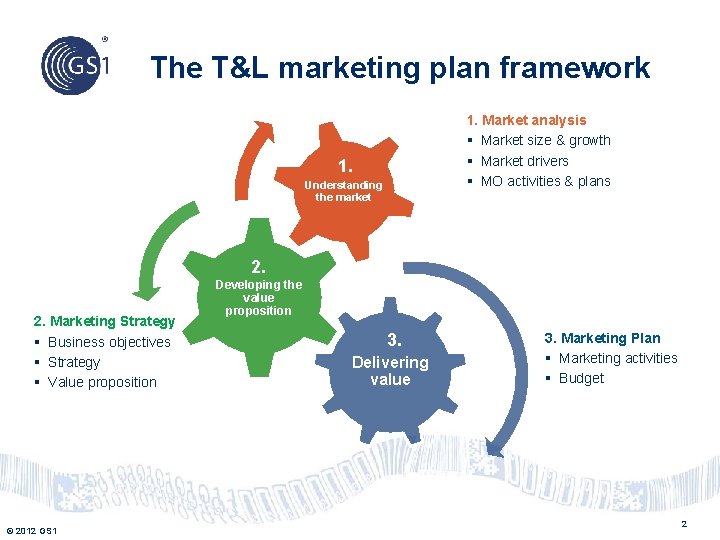 The T&L marketing plan framework 1. Market analysis § Market size & growth §