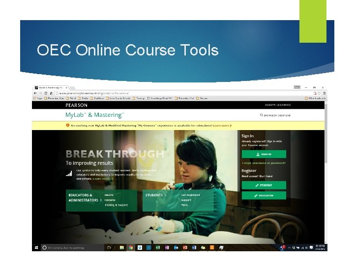 OEC Online Course Tools 