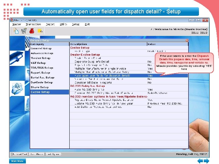 Automatically open user fields for dispatch detail? - Setup If the user wants to