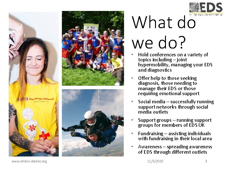 What do we do? • Hold conferences on a variety of topics including – What do we do? • Hold conferences on a variety of topics including –