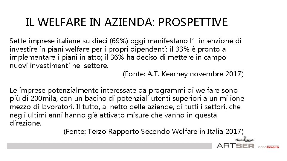 IL WELFARE IN AZIENDA: PROSPETTIVE Sette imprese italiane su dieci (69%) oggi manifestano l’intenzione