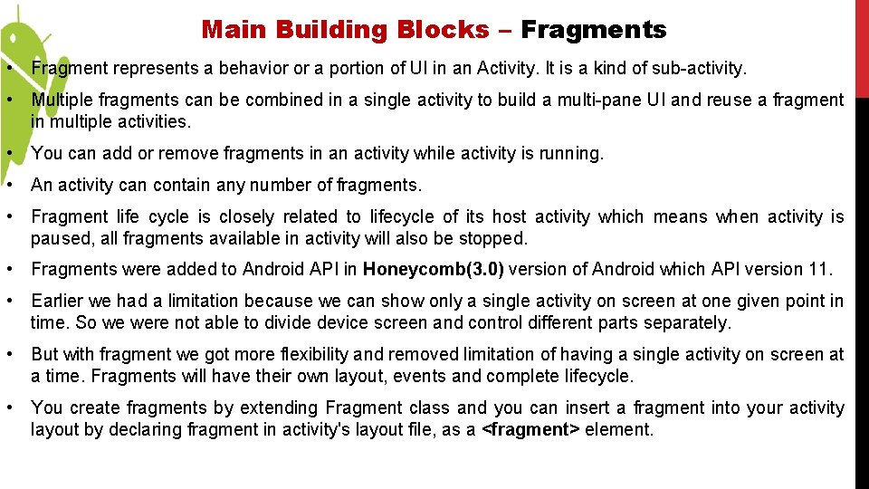 Mobile Application Development BSCS7 Lecture 6 Main Building