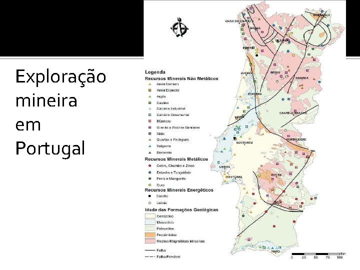 Exploração mineira em Portugal 