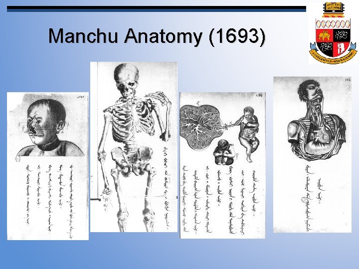 Manchu Anatomy (1693) 