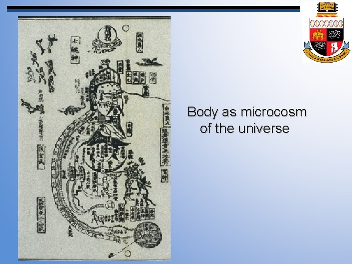 Body as microcosm of the universe 