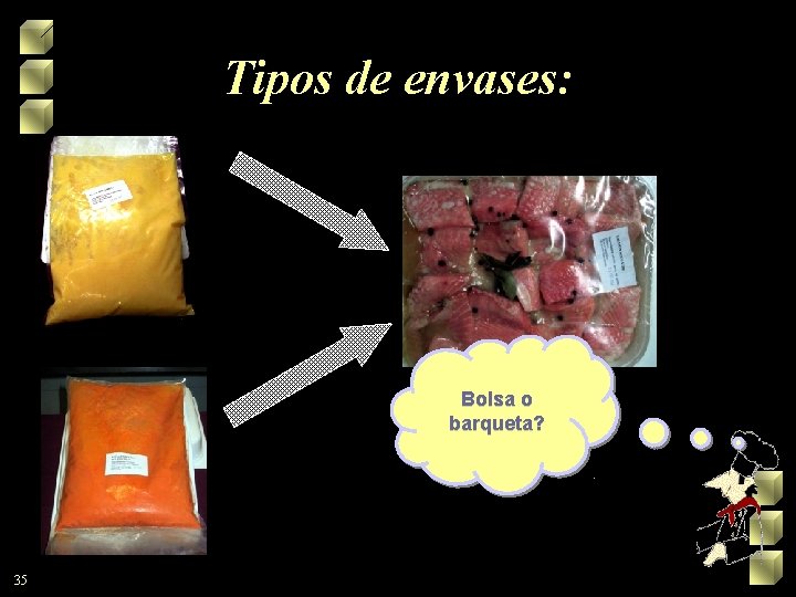 Tipos de envases: Bolsa o barqueta? 35 