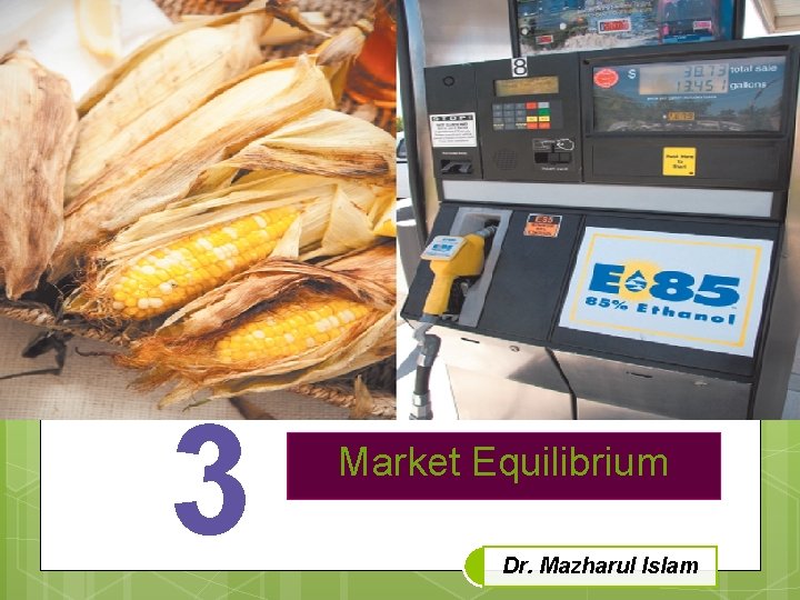 3 Market Equilibrium Dr. Mazharul Islam 